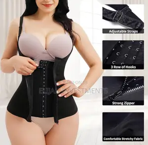 Double Control Body Shaper Tummy Fat Burning Waist Trainer