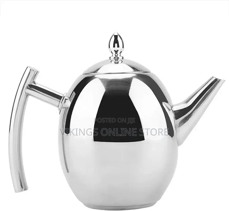 Stainless Steel Teapot, 1 Litre Teapot, Coffee Pot,