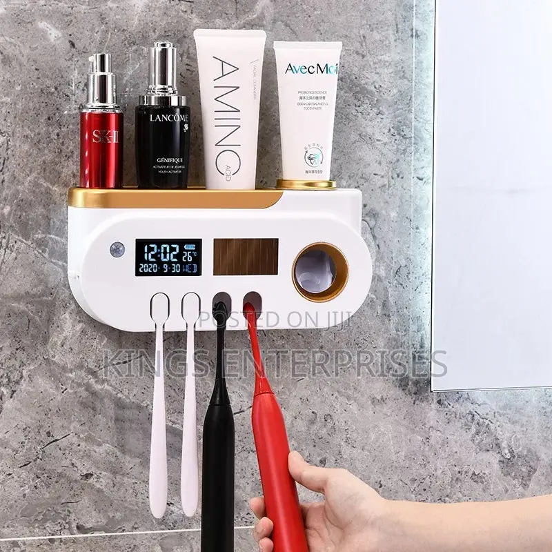 Automatic Toothpaste Dispenser With UV Sanitizer