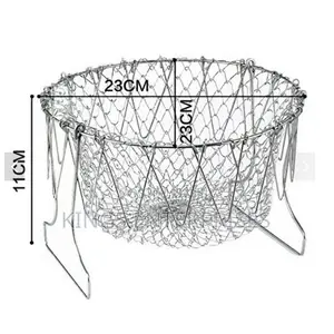 Stainless Steel Folding Frying Strainer