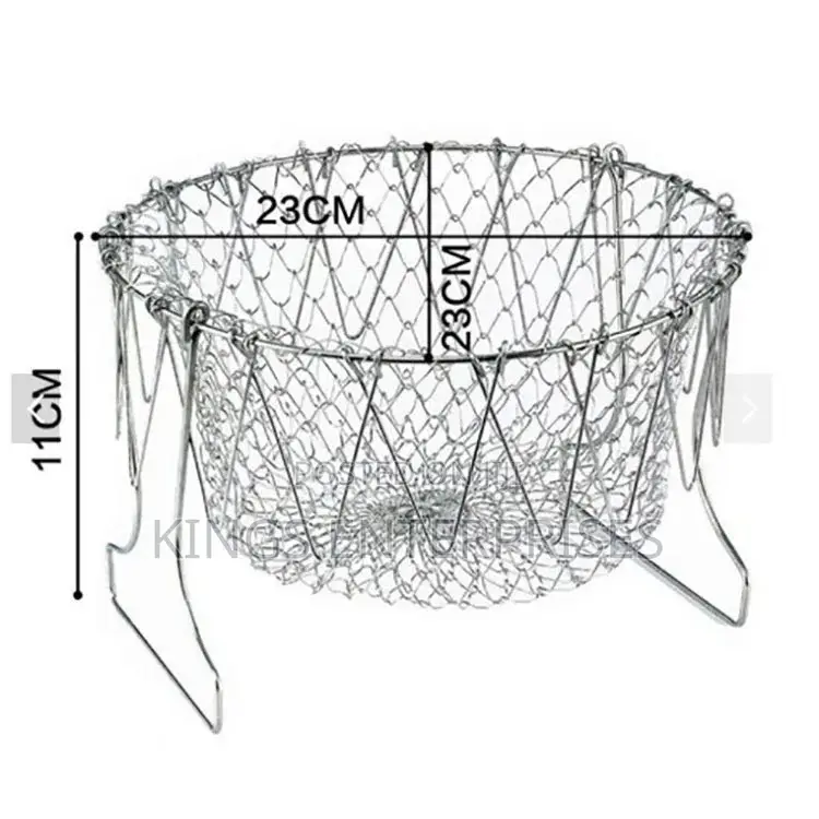 Stainless Steel Folding Frying Strainer