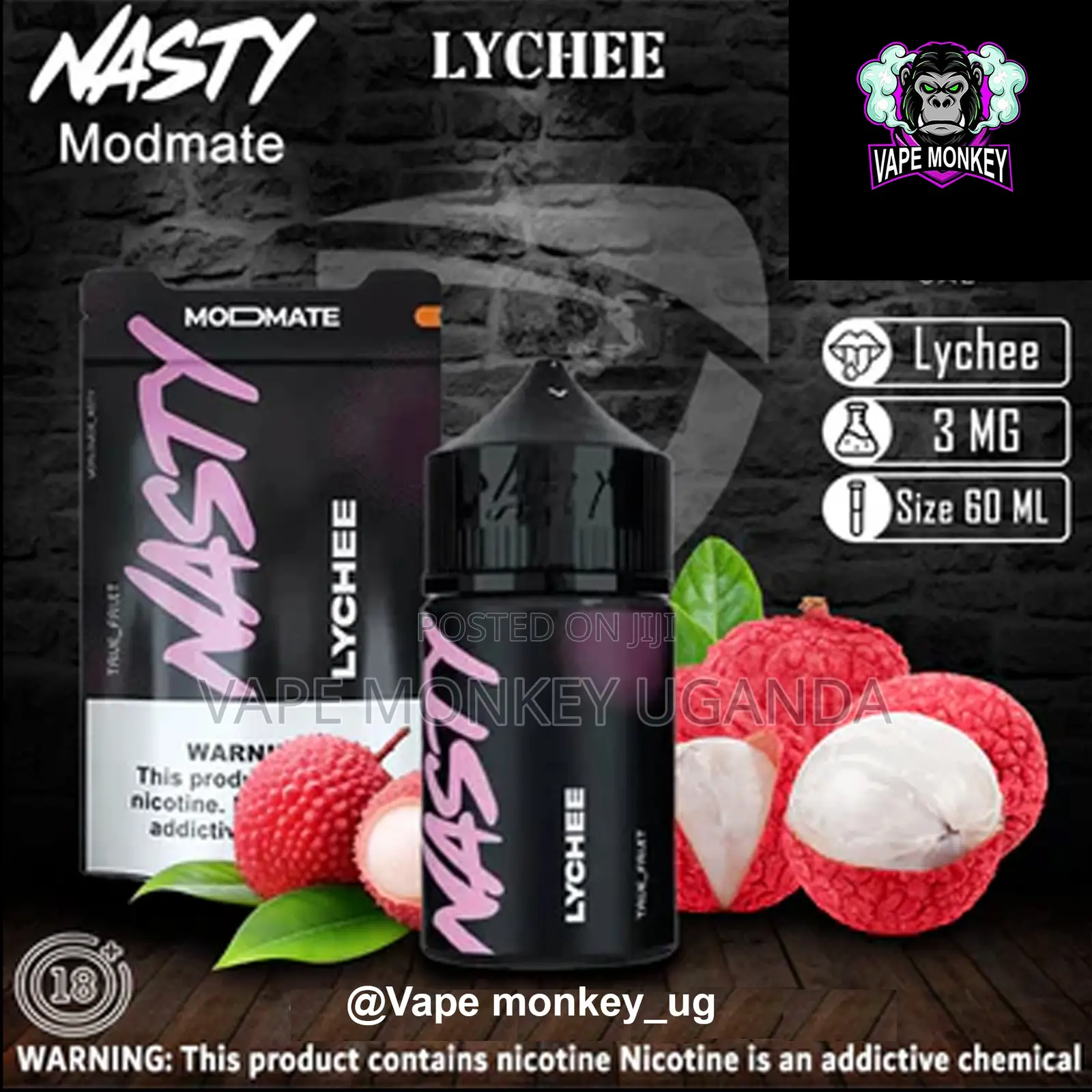 Strawberry Kiwi - Nasty Modmate 60ml