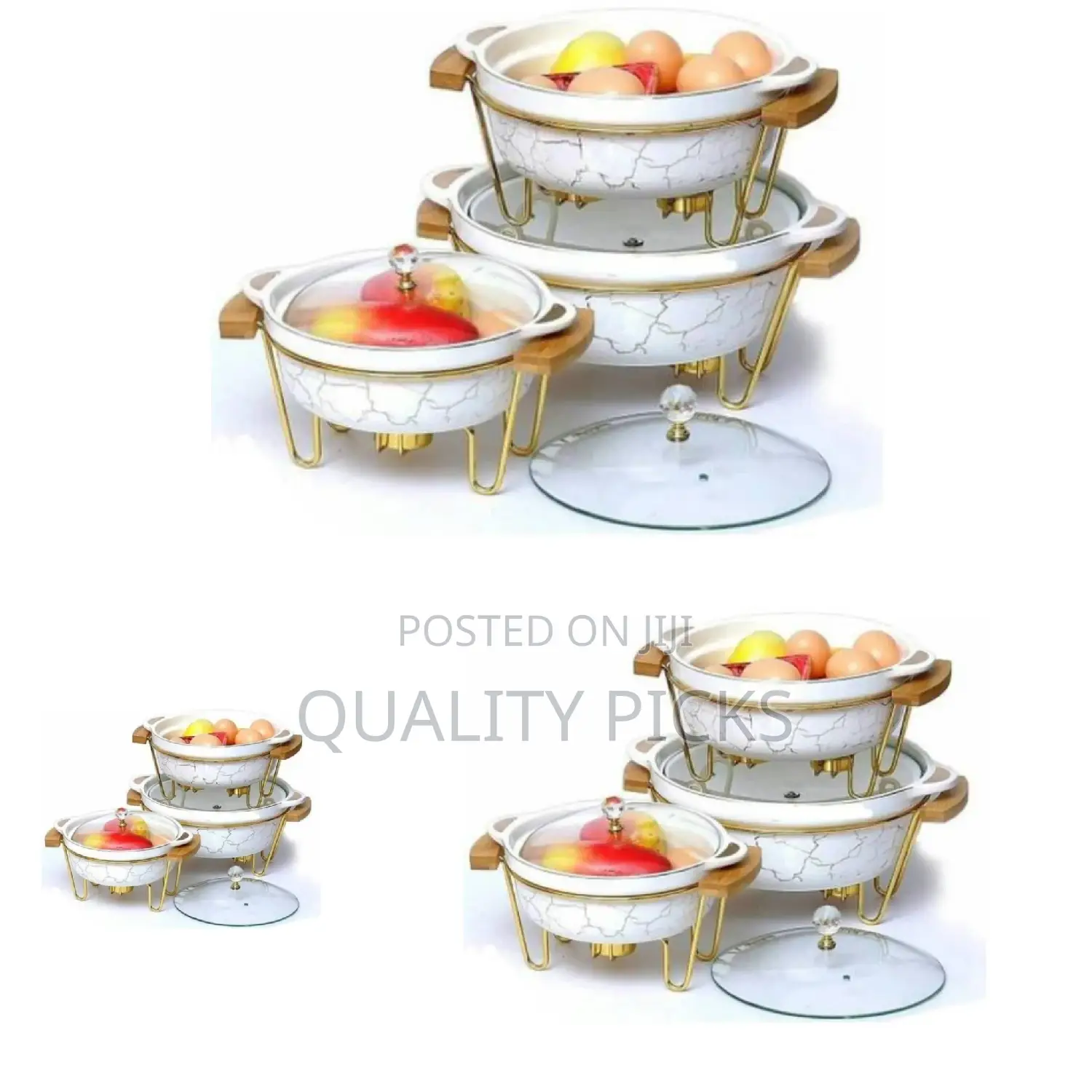3 PCS Serving Dishes Set