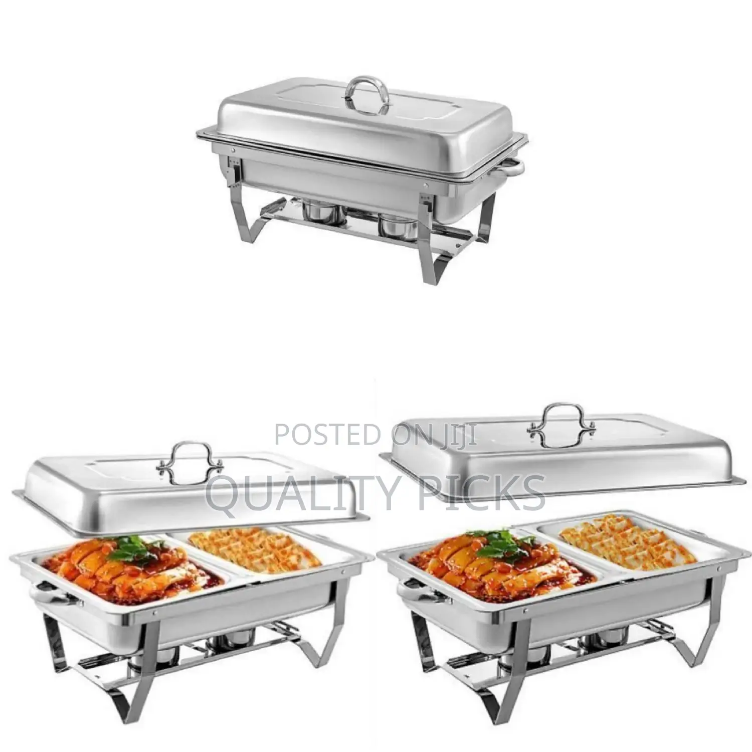 Stainless Double Chafing Dishes