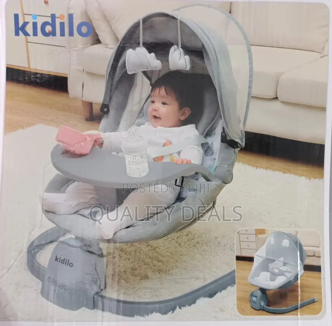 Kidilo Deluxe 3in1 Baby Cradle Swing