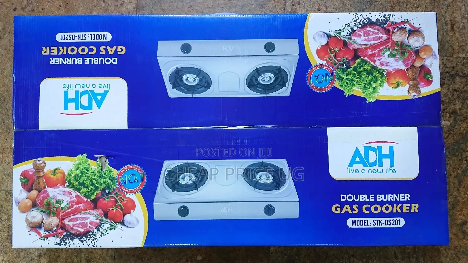 ADH Stainless Steel Double Gas Burner