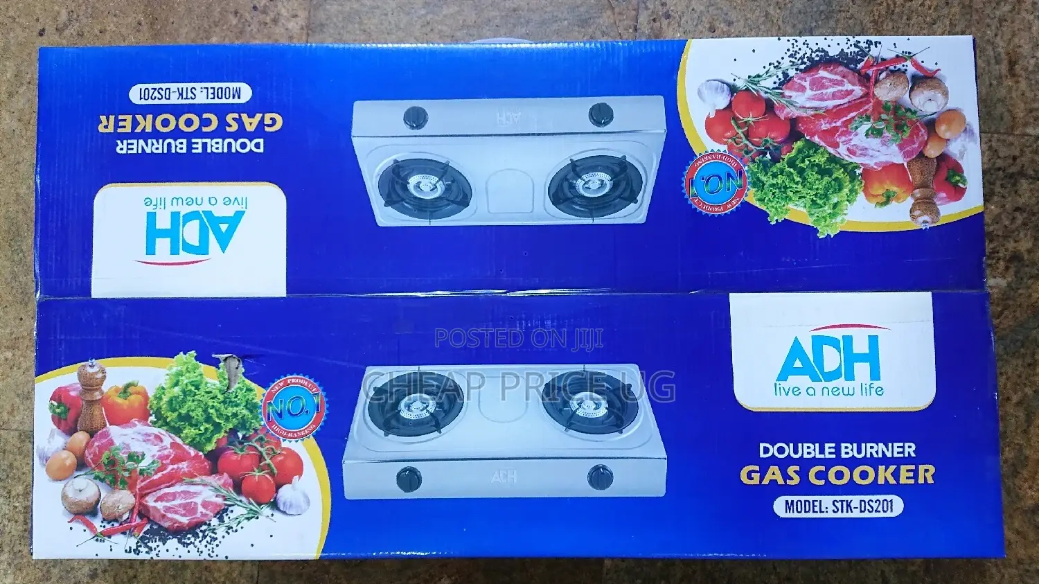 ADH Stainless Steel Double Gas Burner