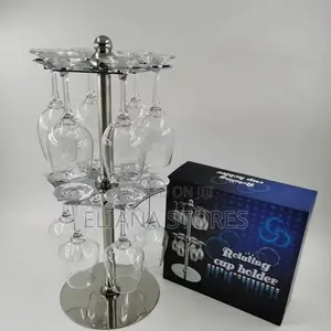 Countertop Rotating 12pcs Glass Holder