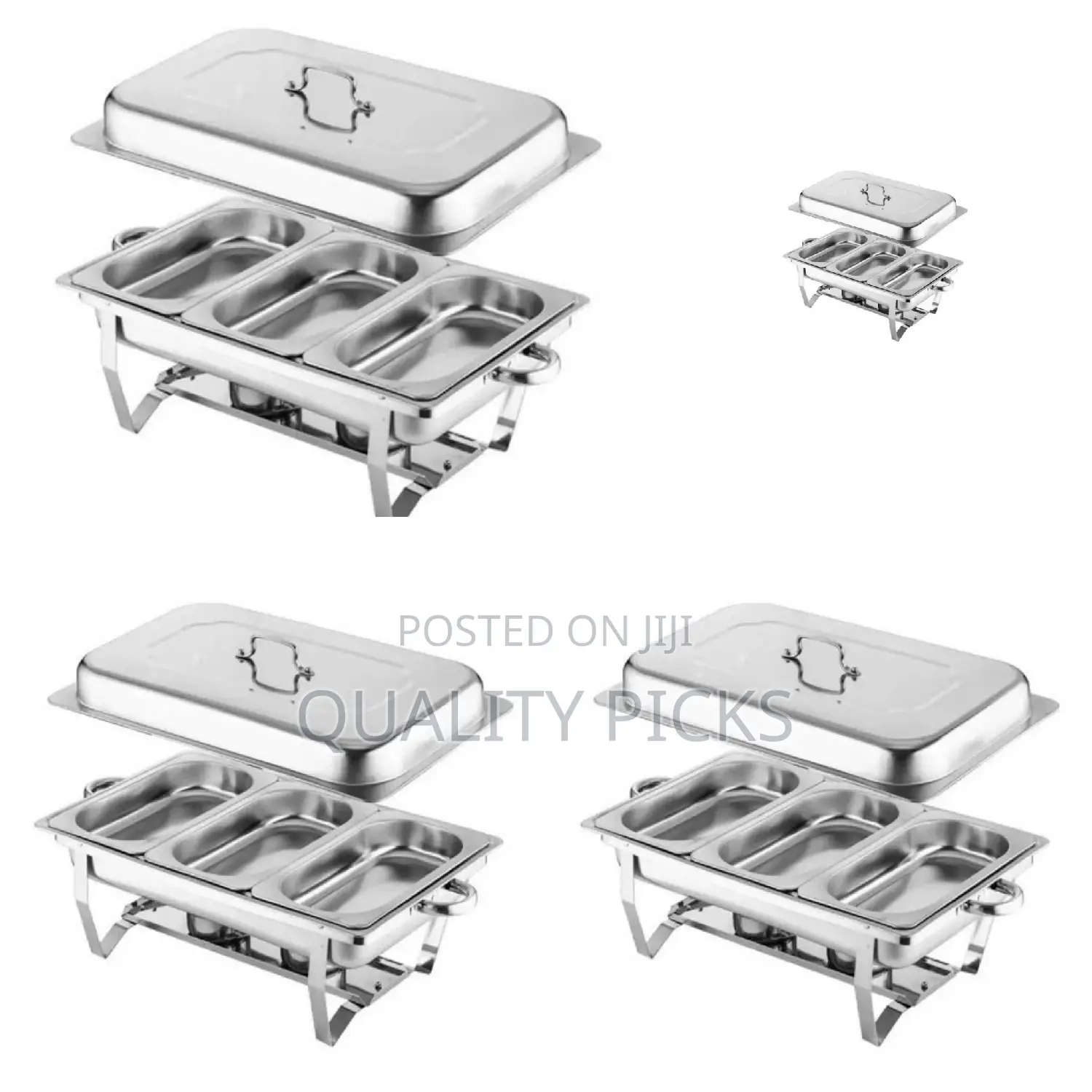 Triple Chafing Dishes