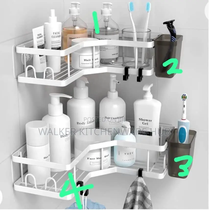 2pc Set of Corner Shelves