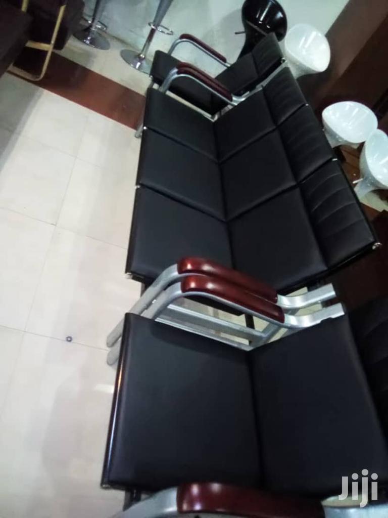 Leather Waiting Chairs 5seaters