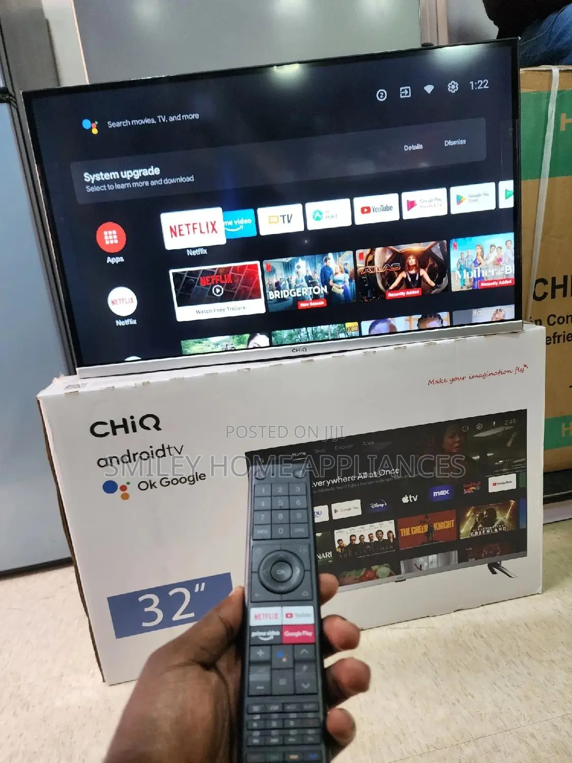 Brand New Chiq 32inches Smart Tv