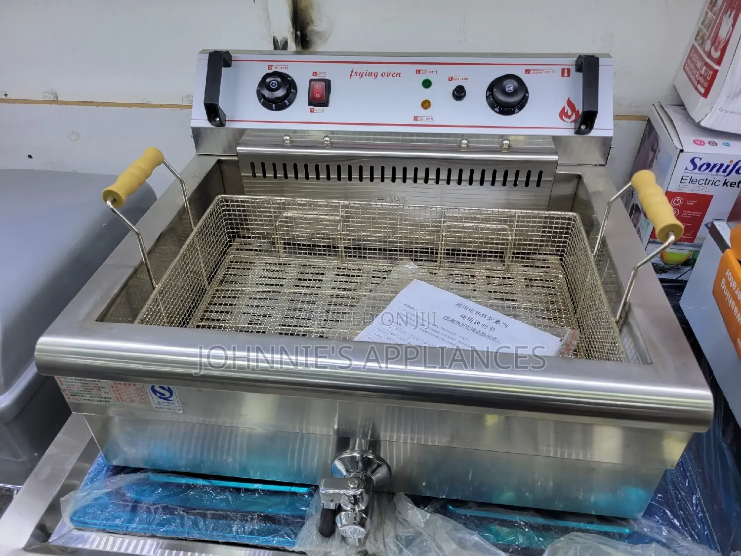 Commercial Electric Deepfryer Heavy Duty With Tap 20l