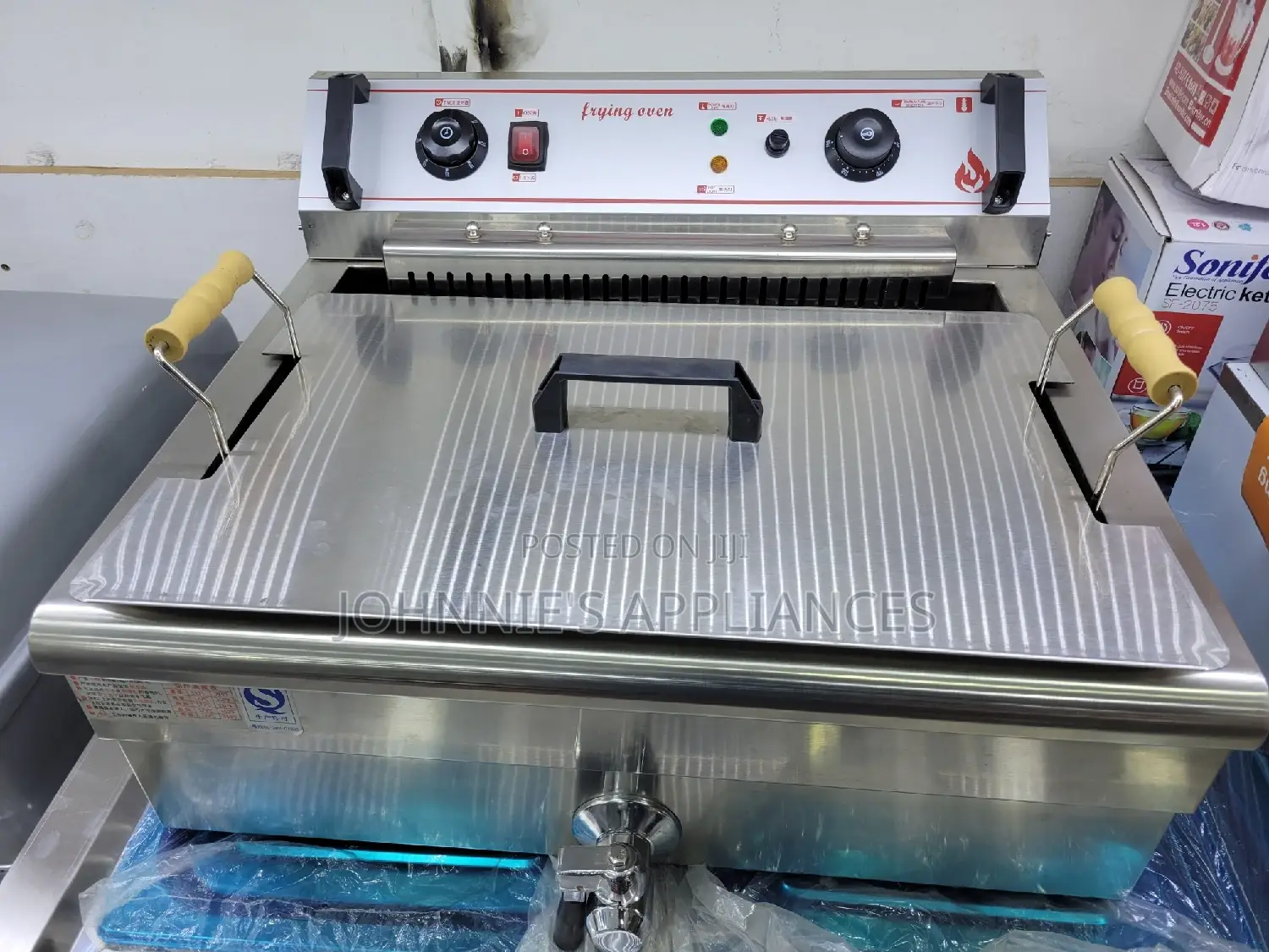 Commercial Electric Deepfryer Heavy Duty With Tap 20l