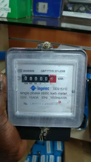 Analogue Single-Phase Electric Meter Plastic Botric