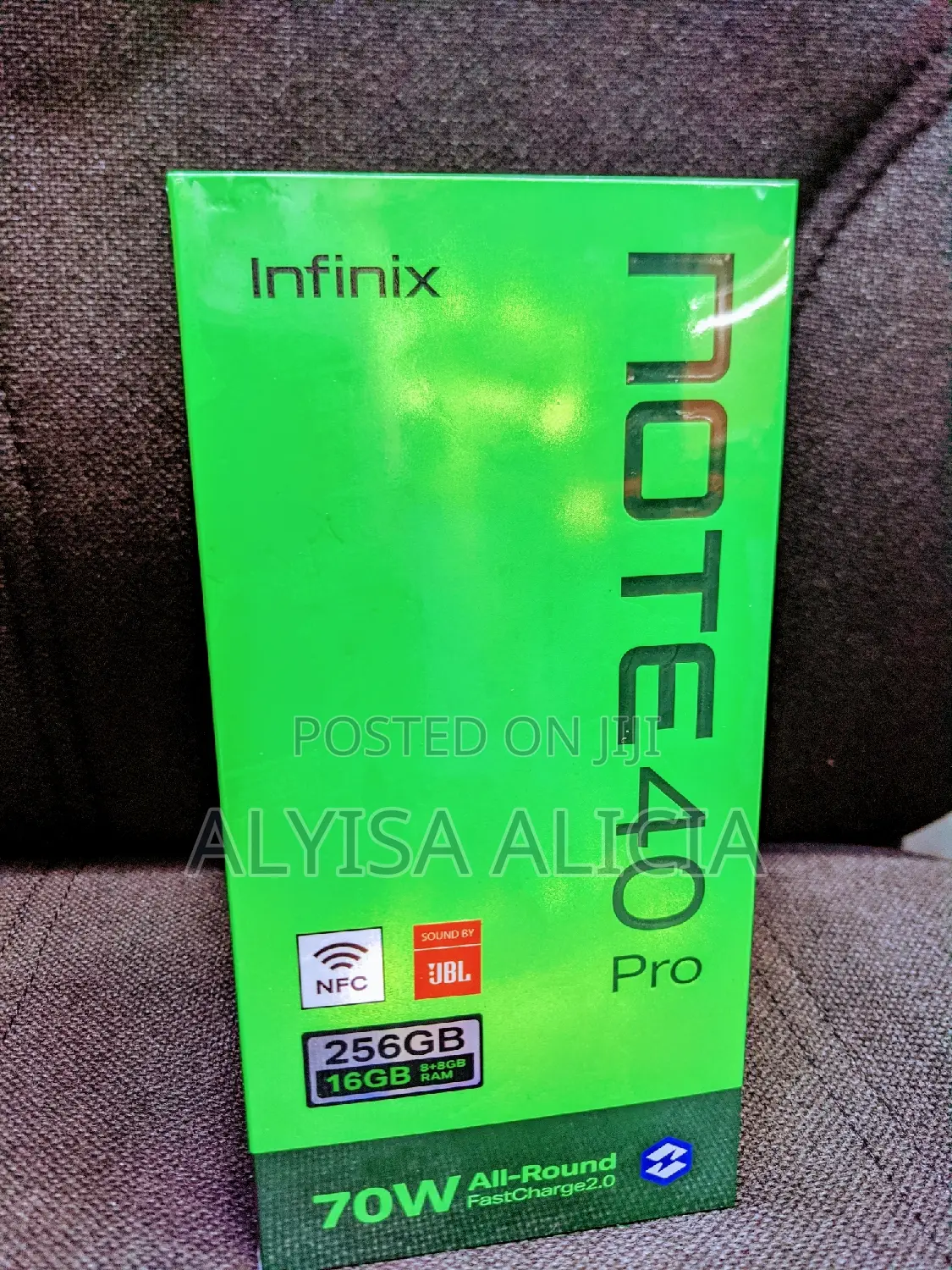 New Infinix Note 40 Pro 256 GB Green