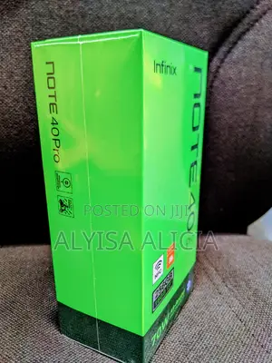 New Infinix Note 40 Pro 256 GB Green