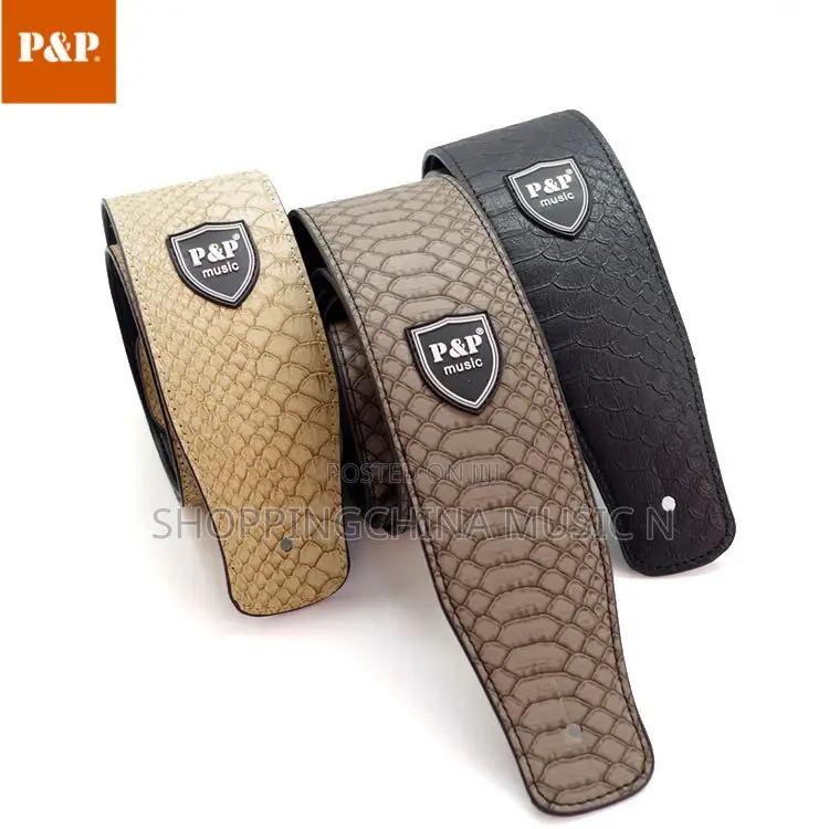 Guitar Strap Leather Belt Acoustic Bass