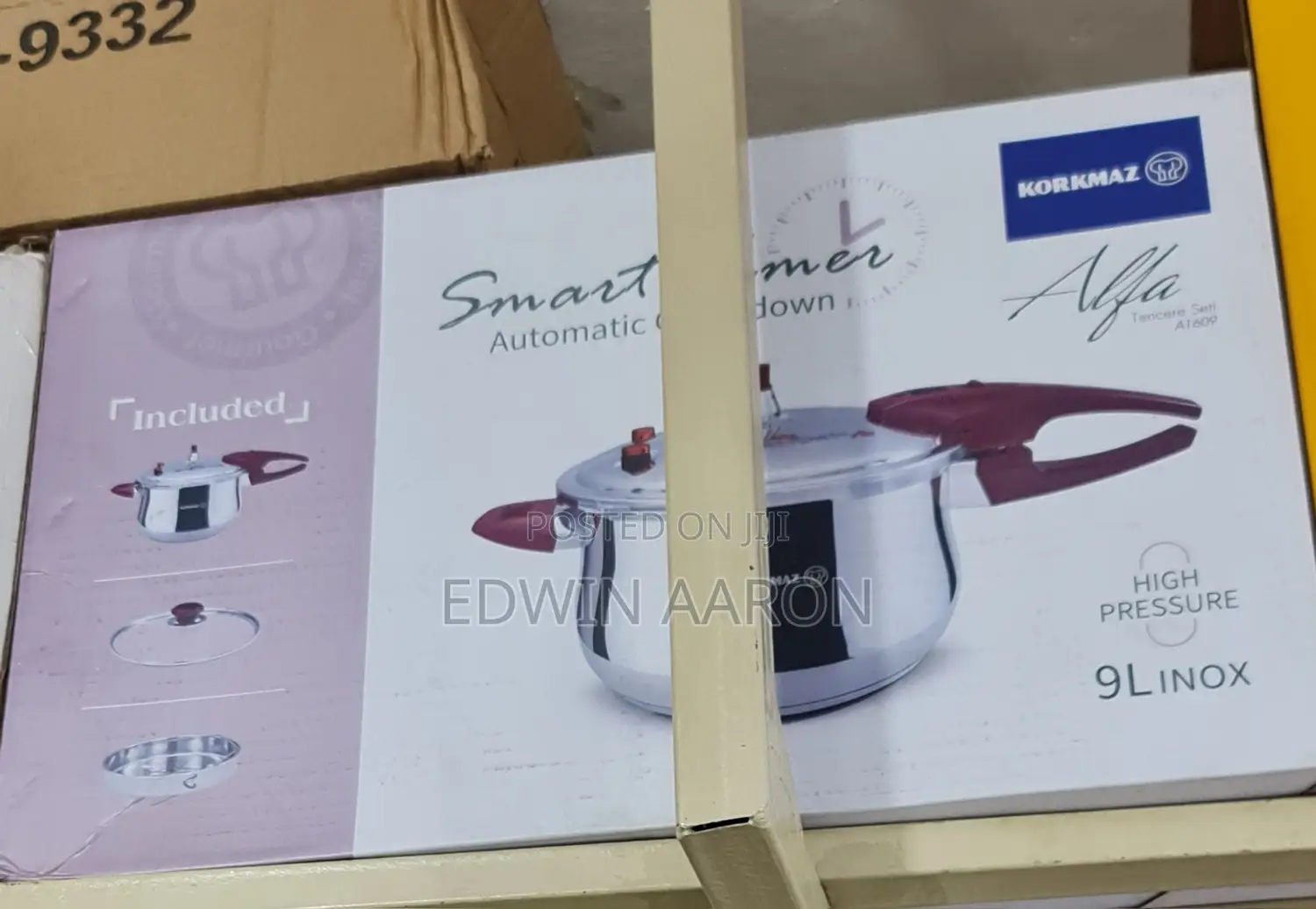Stainless Steel Pressure Cooker 9L