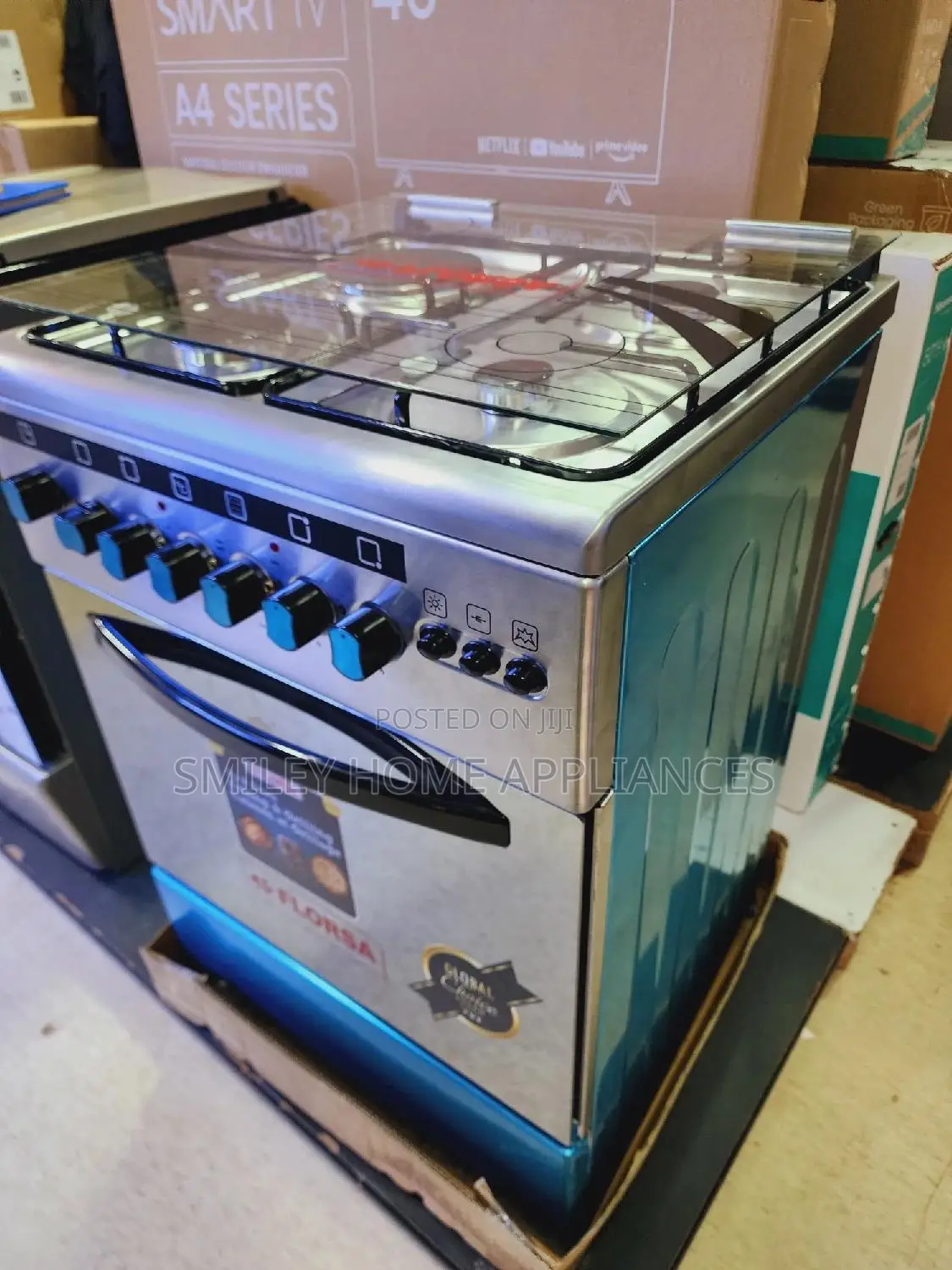 New Florsa 60cm*60cm Gas Cooker 3+1