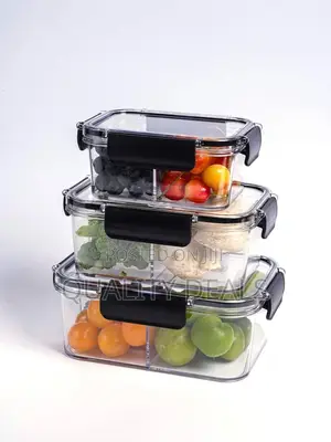 3in1 Clear Food Storage Containers