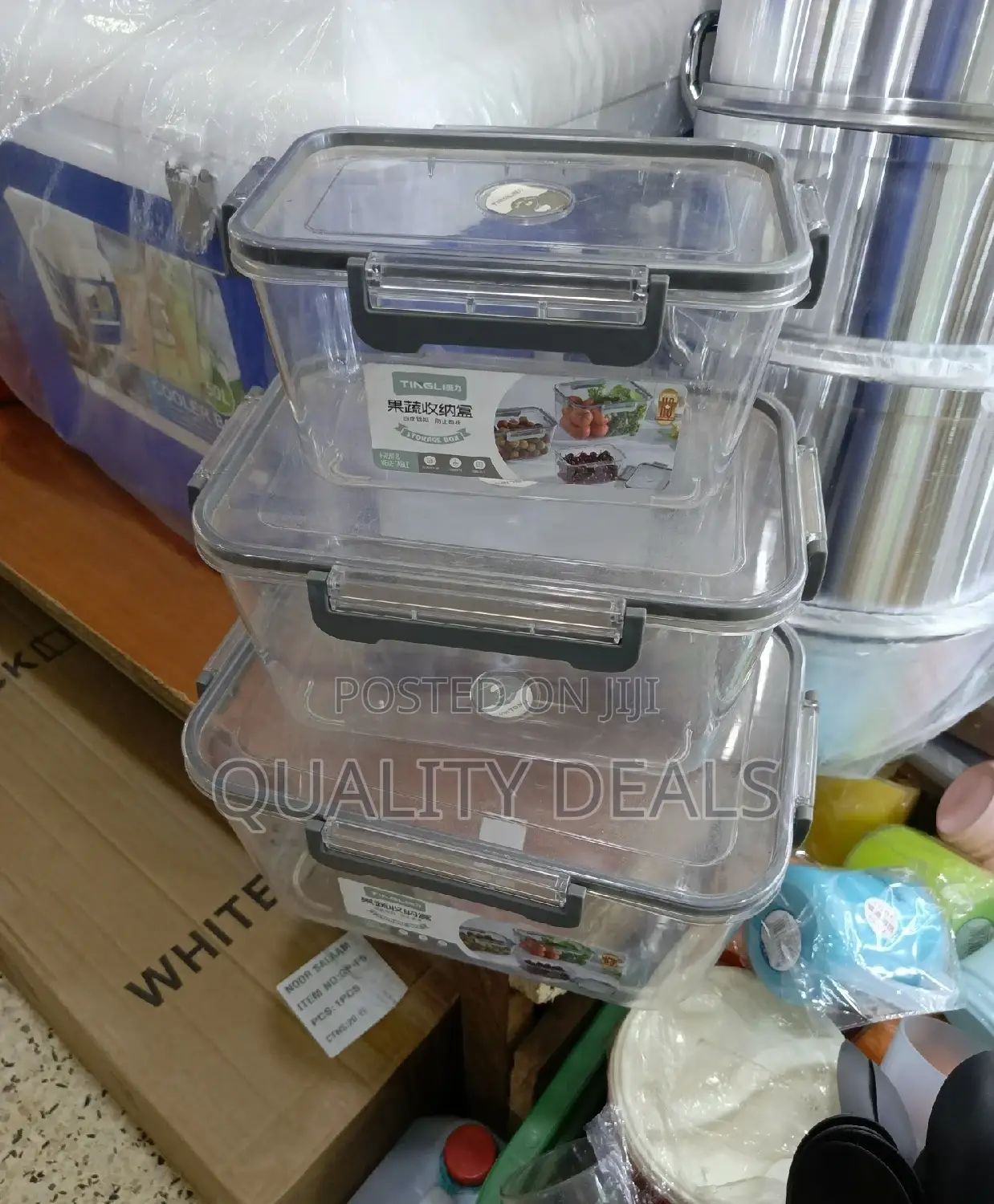 3in1 Clear Food Storage Containers