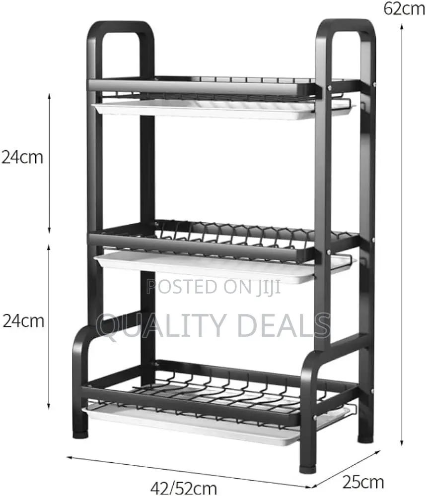 3 Layer Kitchen Dish Rack