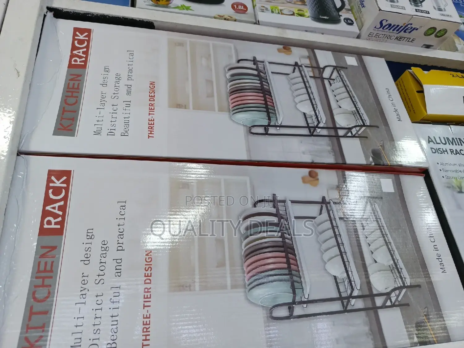 3 Layer Kitchen Dish Rack