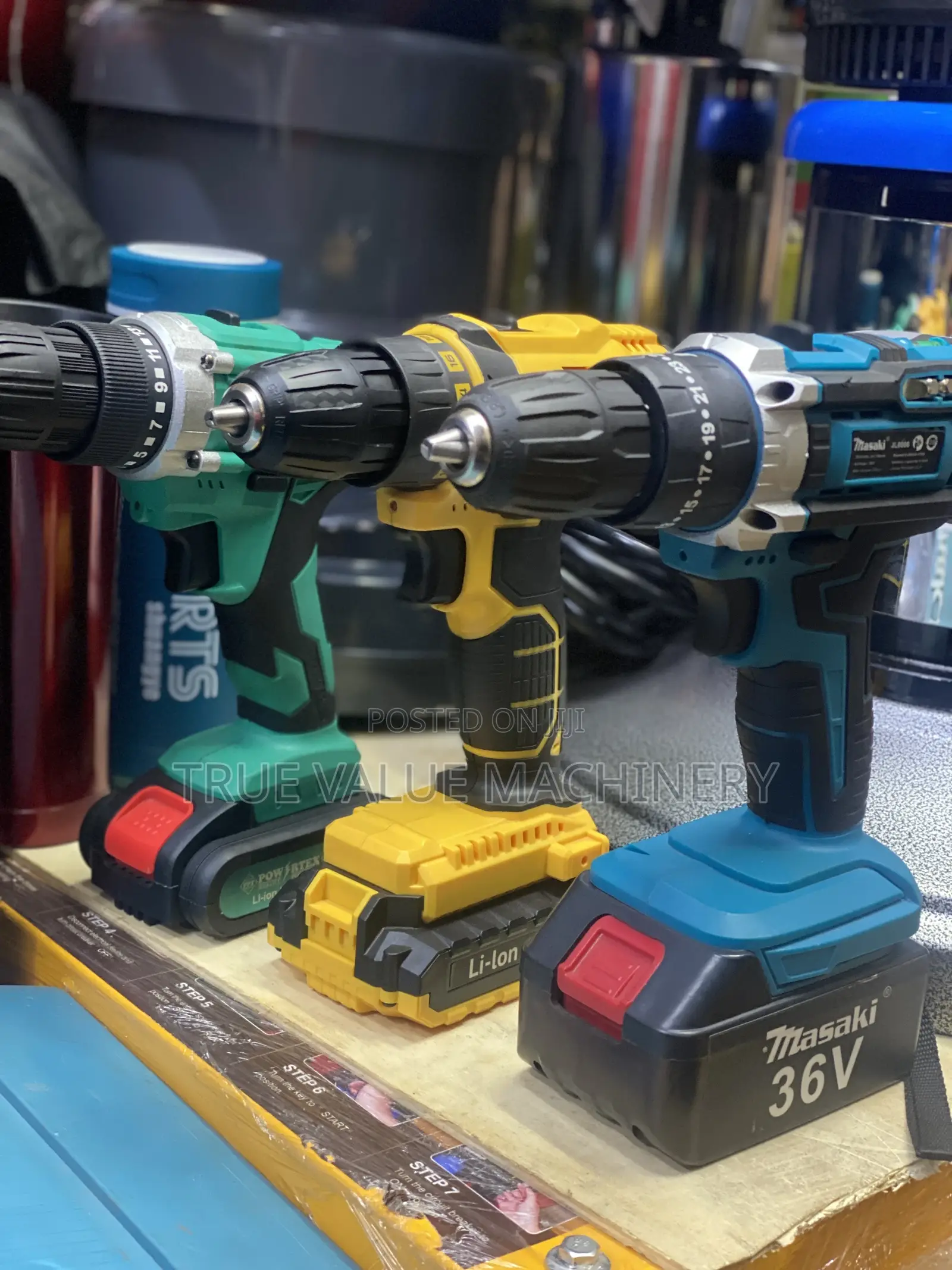 Cordless Drill All Sizes