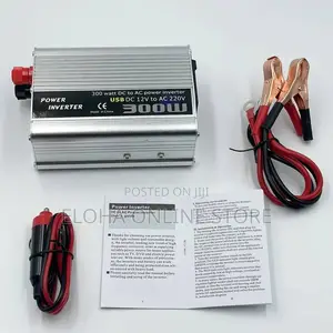 Portable 300wcar Inverterdc 12V to AC 220V With USB Display