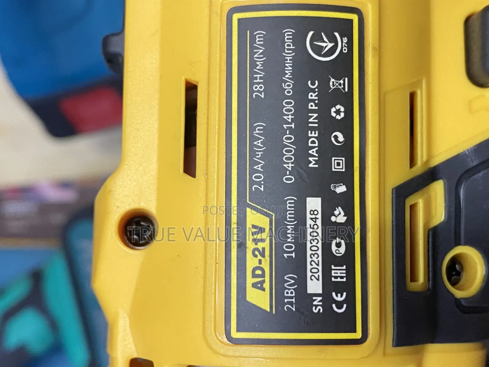 Cordless Drill 21 Volts Edon Brand