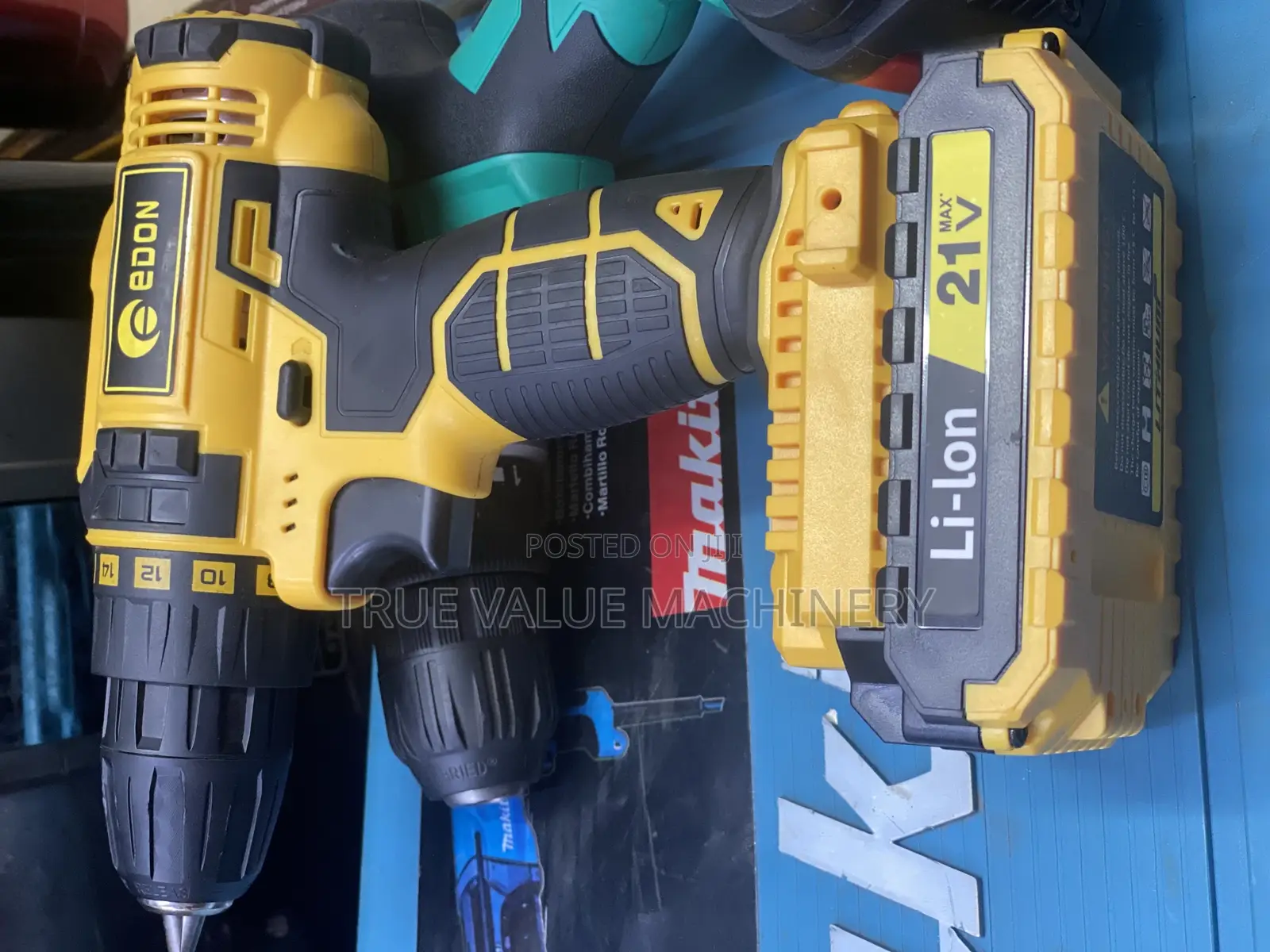 Cordless Drill 21 Volts Edon Brand