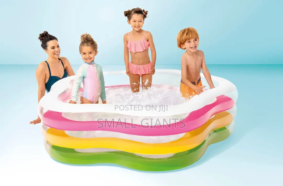 Intex 73*71*21-inch Summer Colors Swimming Pool