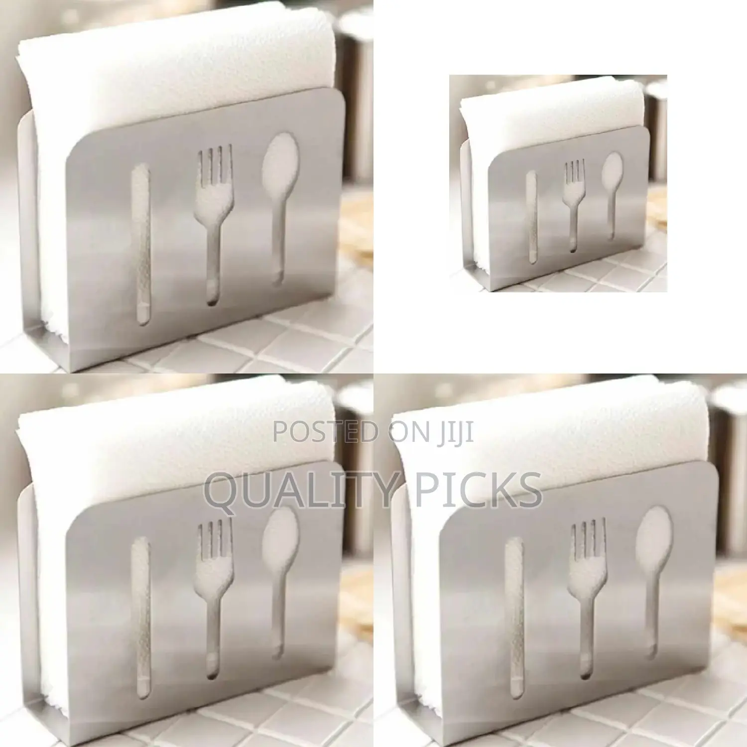 Table Stainless Tissue Holder