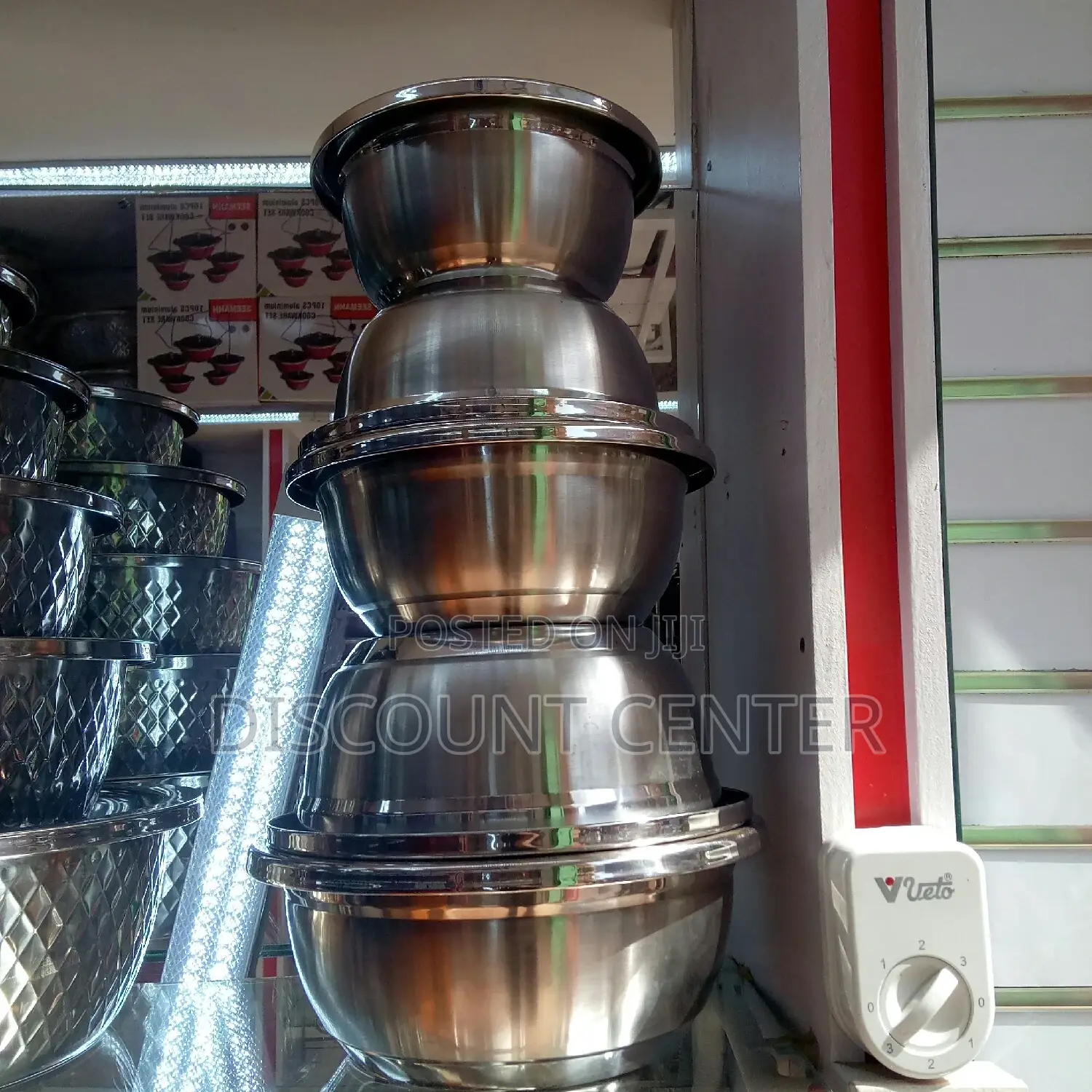 Stainless Steel Basin Set
