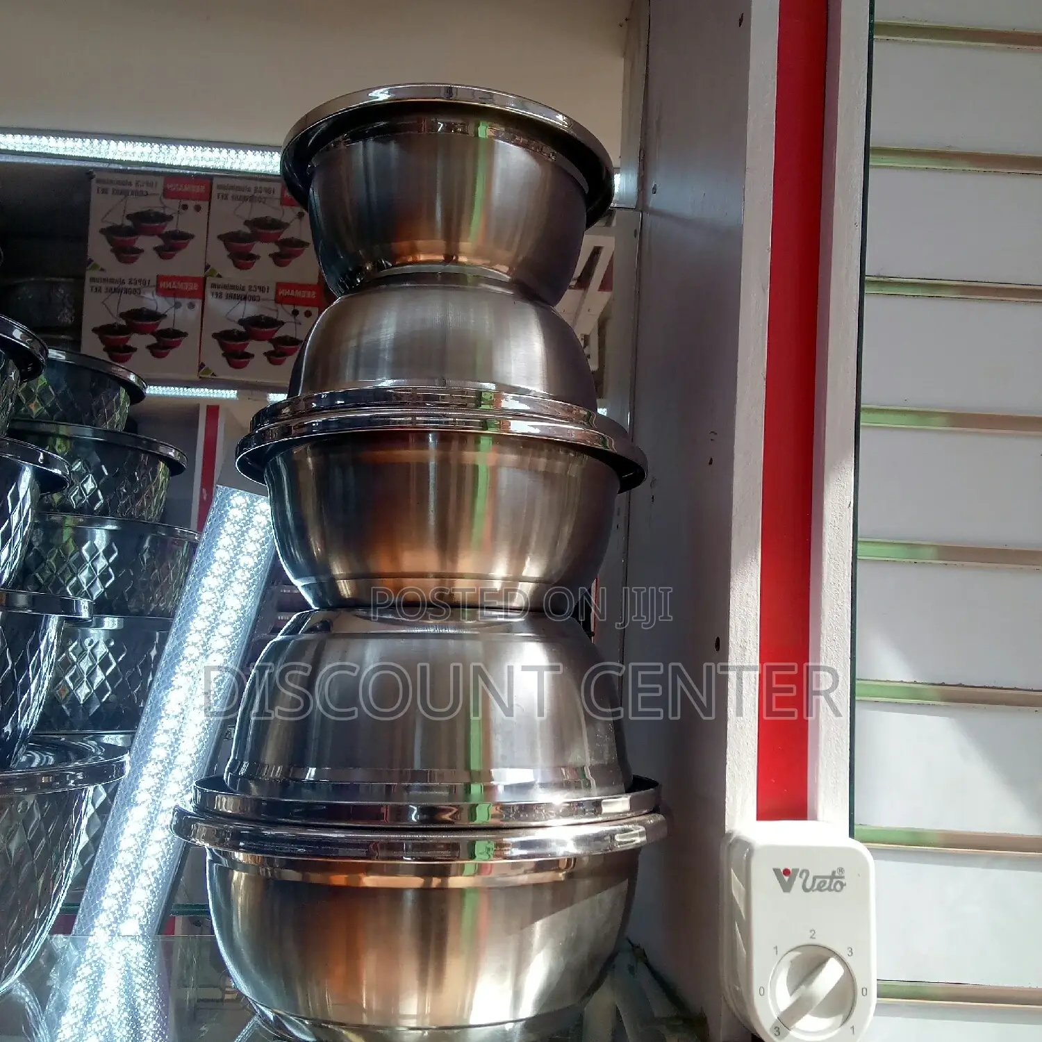 Stainless Steel Basin Set