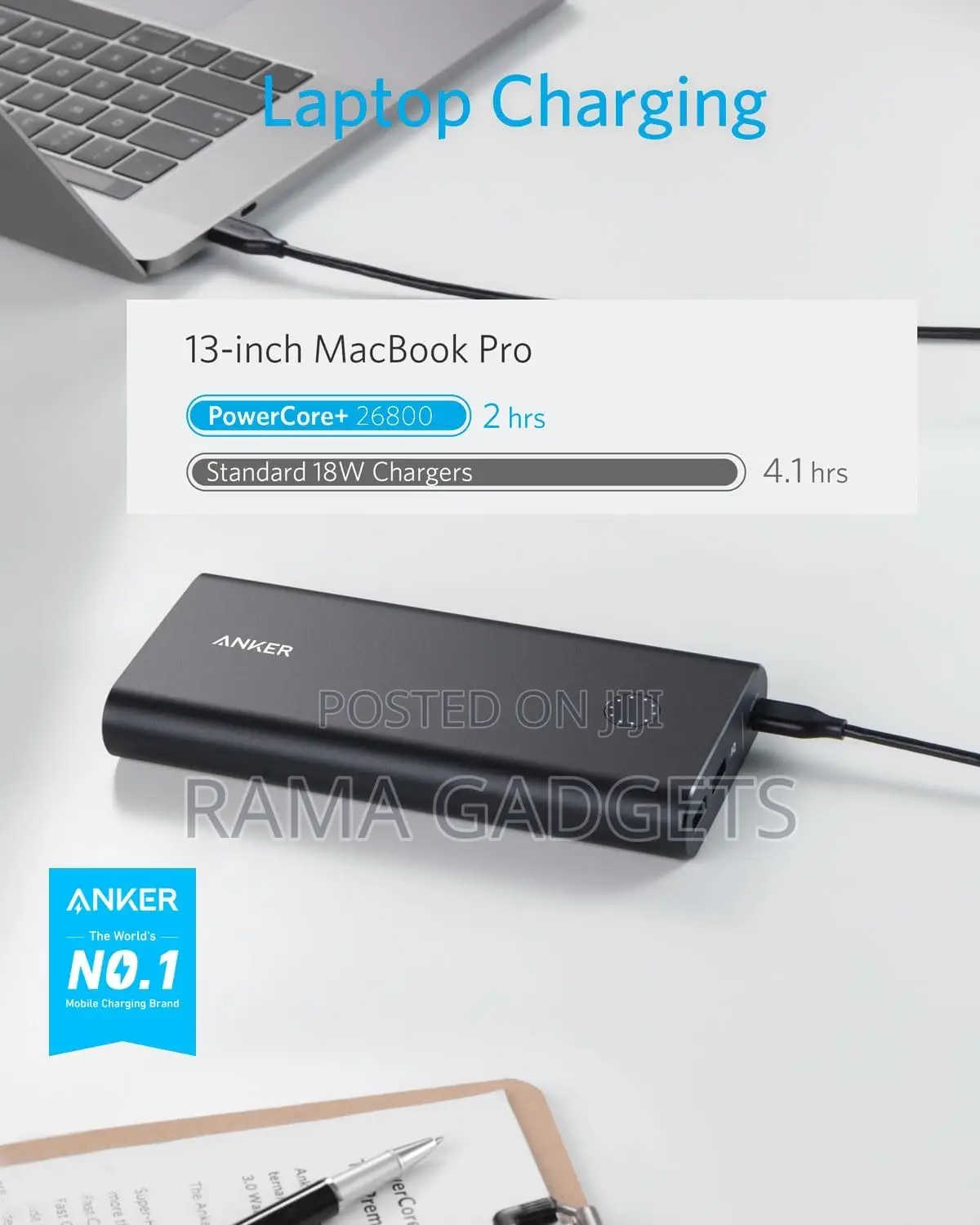 45W USB-C Port: Charges Laptops at Lightning Speed,