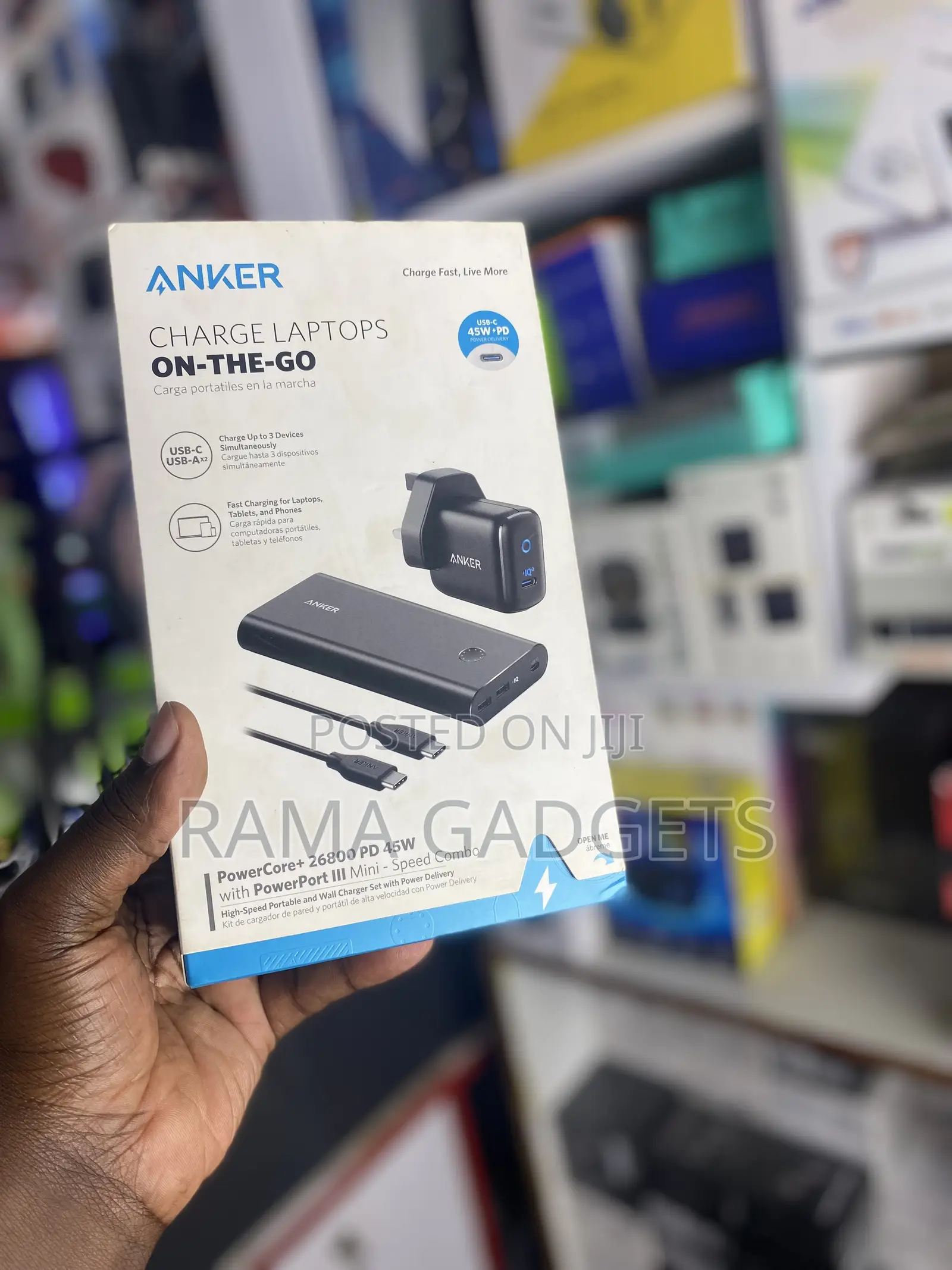 45W USB-C Port: Charges Laptops at Lightning Speed,