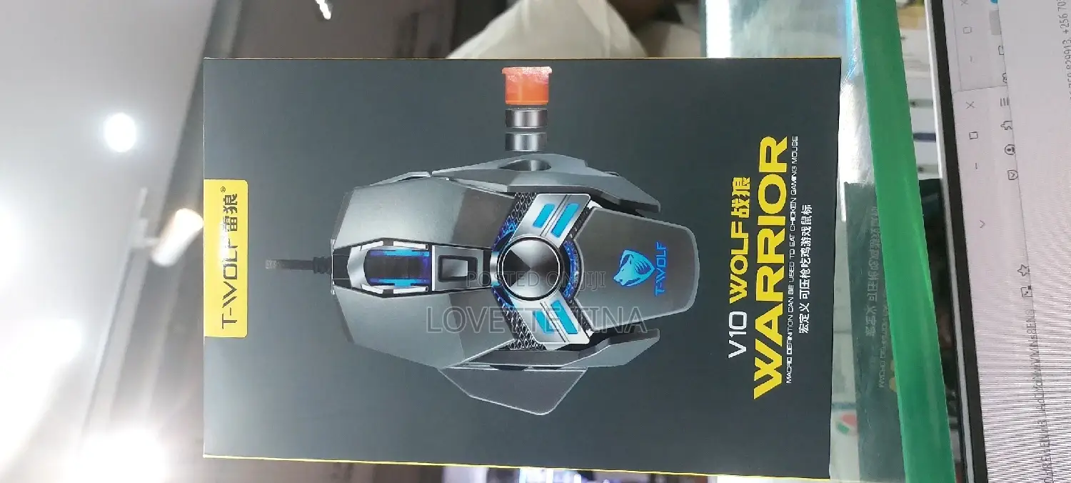 Gaming Usb V10 Wolf Warrior Mouse