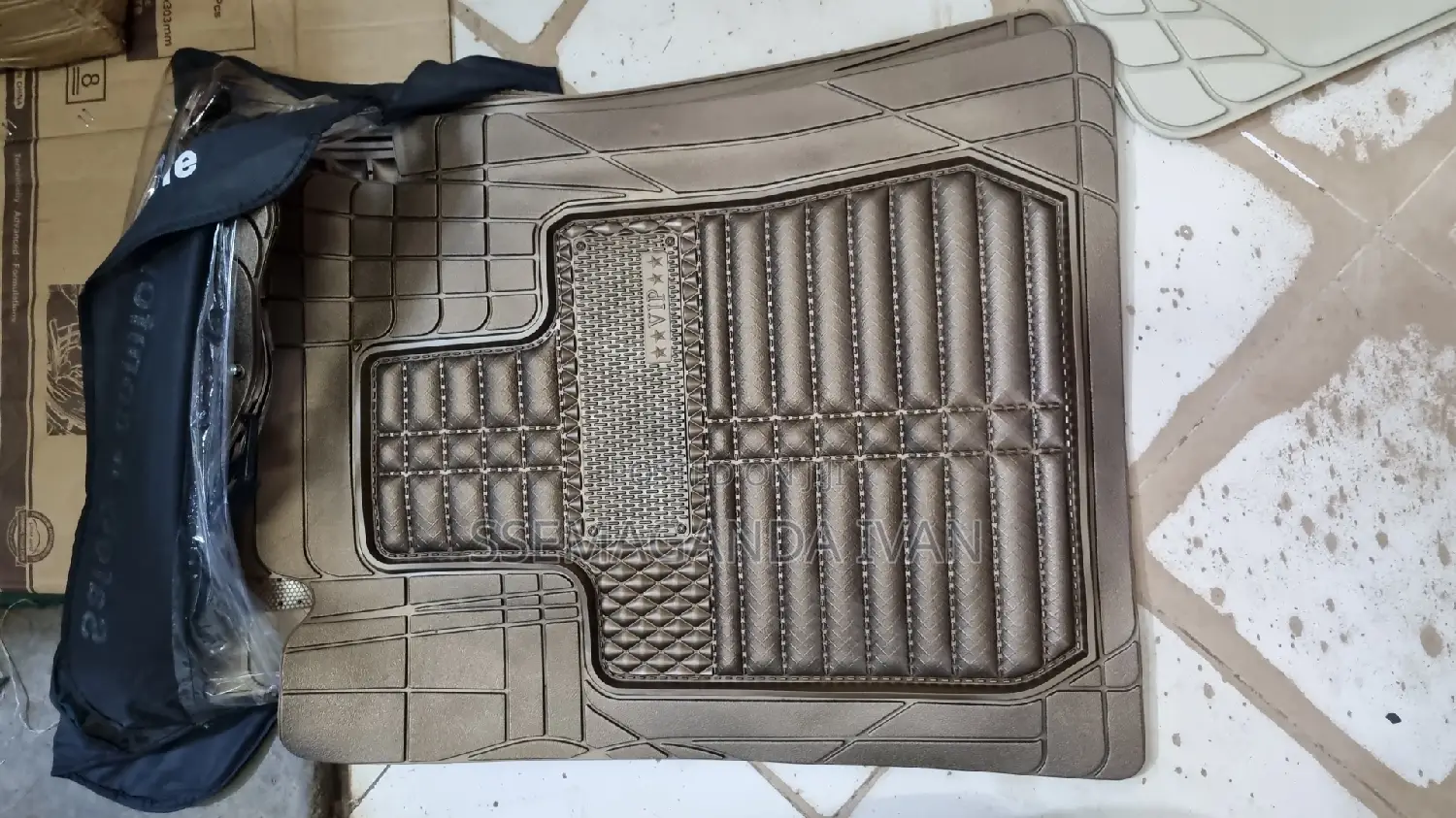 Car Carpets Vip Luxury Golden Design