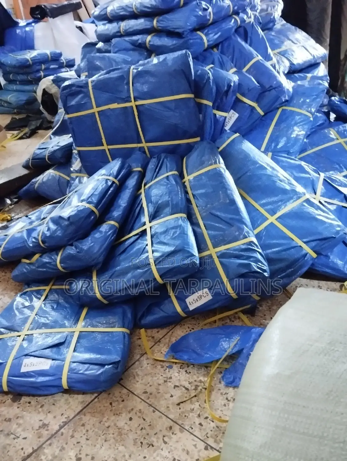 Blue Tarpulins 4by5fts