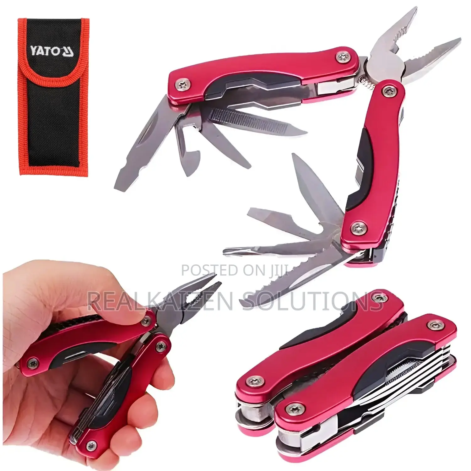 Poland YATO 9pc Stainless Multifunctional Tool Pliers |Knife