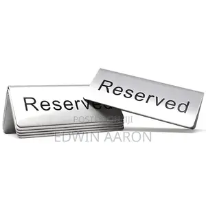 1pc Table/Seat Reservation Sign