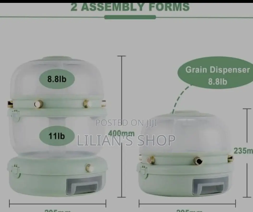 Multifunction Grain / Cereal Despenser