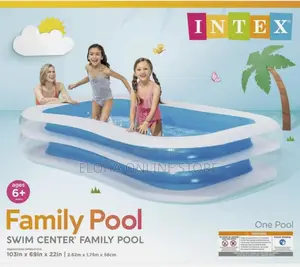 Intex Swim Center Family Inflatable Pool 262x175x56cm