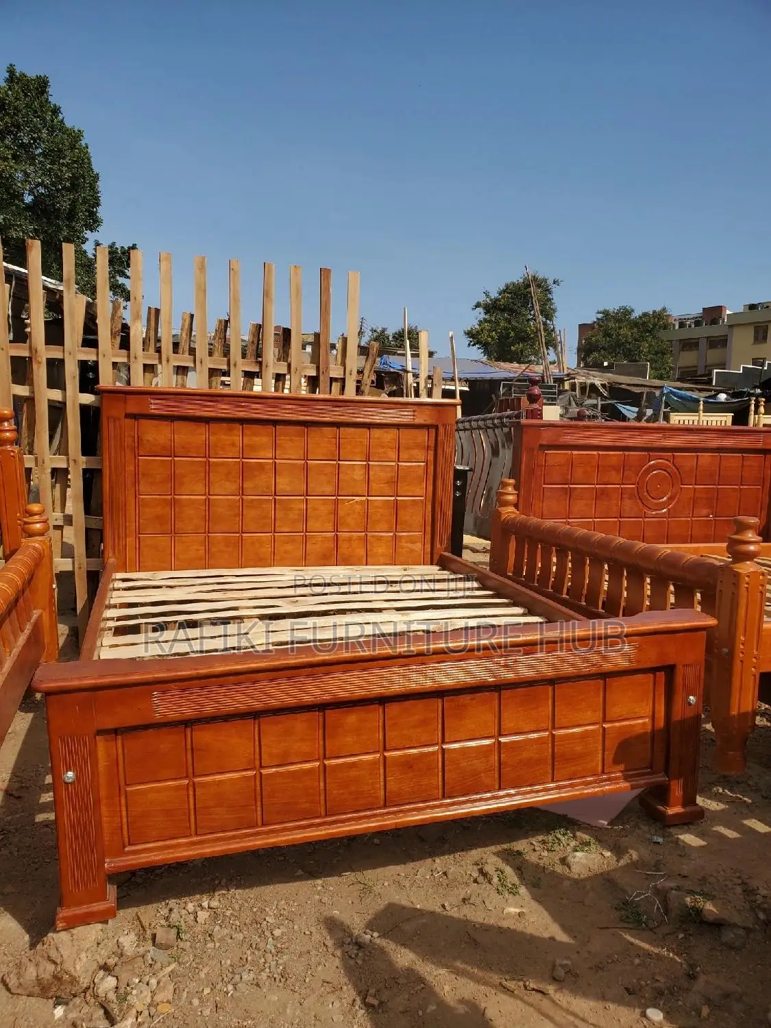 Tile Bed / 5by6 Bed / Wooden Bed / Good Bed / Best Bed
