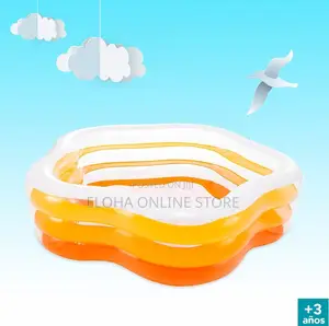 Intex Swim Pool 73-by-71-by-21-Inch Summer Colors Pool