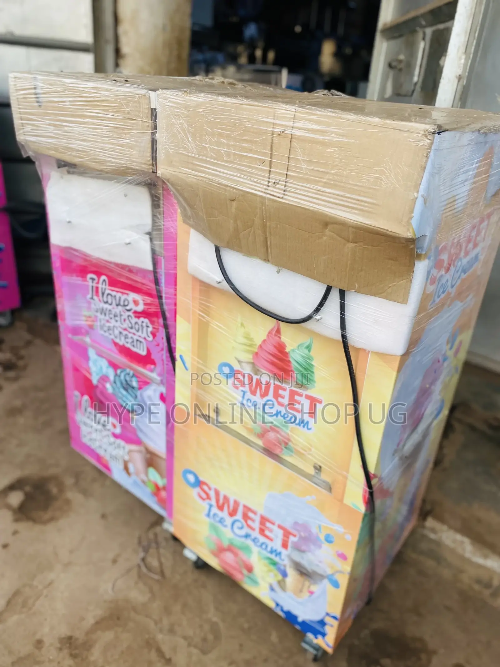 Sweet Orange Icecream Machine