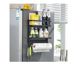 Magnetic Refrigerator Side Shelf Organizer.