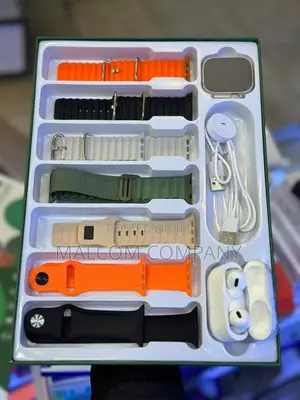 Versatile Smart Watch ( 7 Straps, Earbuds/ Airpods)